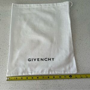 Givenchy White Logo Dust Bag